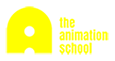 The Animation School logo in yellow.